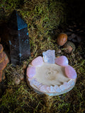 Rose Quartz Raw/Tumbled Tealight Holder OptionC