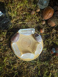 Aura Quartz Crystal Tealight Holder