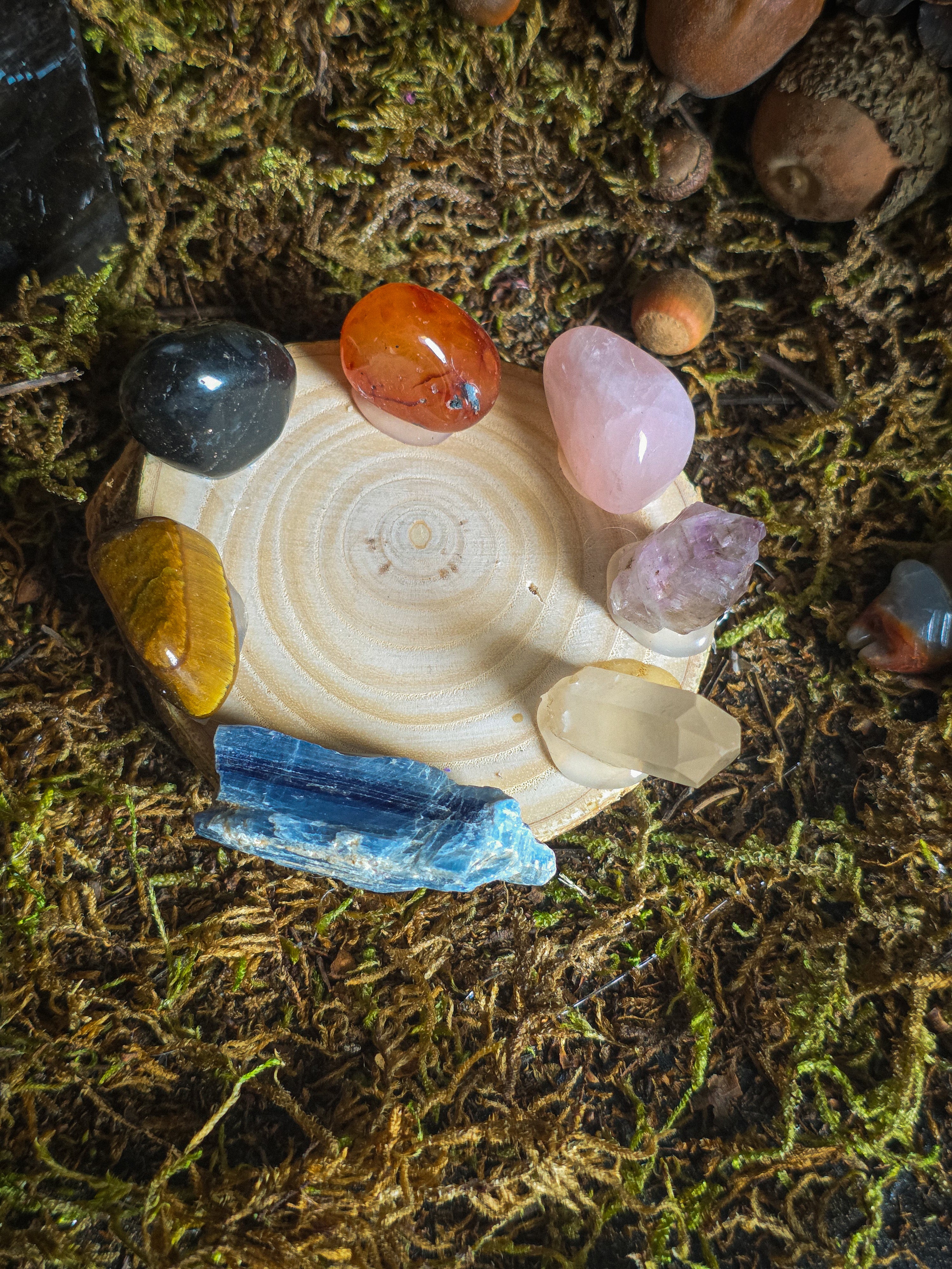Chakra Crystal Tealight Holder OptionC